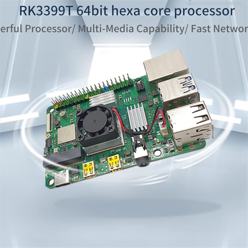 Rock Pi 4C RK3399 Einplatinencomputer LPDDR4 4GB für Android 10.0 1