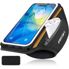 Armband with Earbuds Bag, Adjustable Armband for Phone