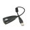 Adaptador de placa de som USB 7.1 5HV2 com áudio 3D e conector de 3,5 mm para laptop, PC e desktop. 1