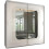 (White, 150cm) Virginia Mirrored Sliding Wardrobe with LED Light 1