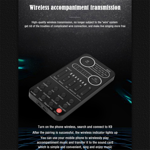 Placa de Som Voice Changer Live com 12 Tons Elétricos para Computador PC 1