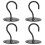 Μεταλλικές κρεμάστρες οροφής, εύκολες στην εγκατάσταση ανθεκτικές γάντζοι για 6