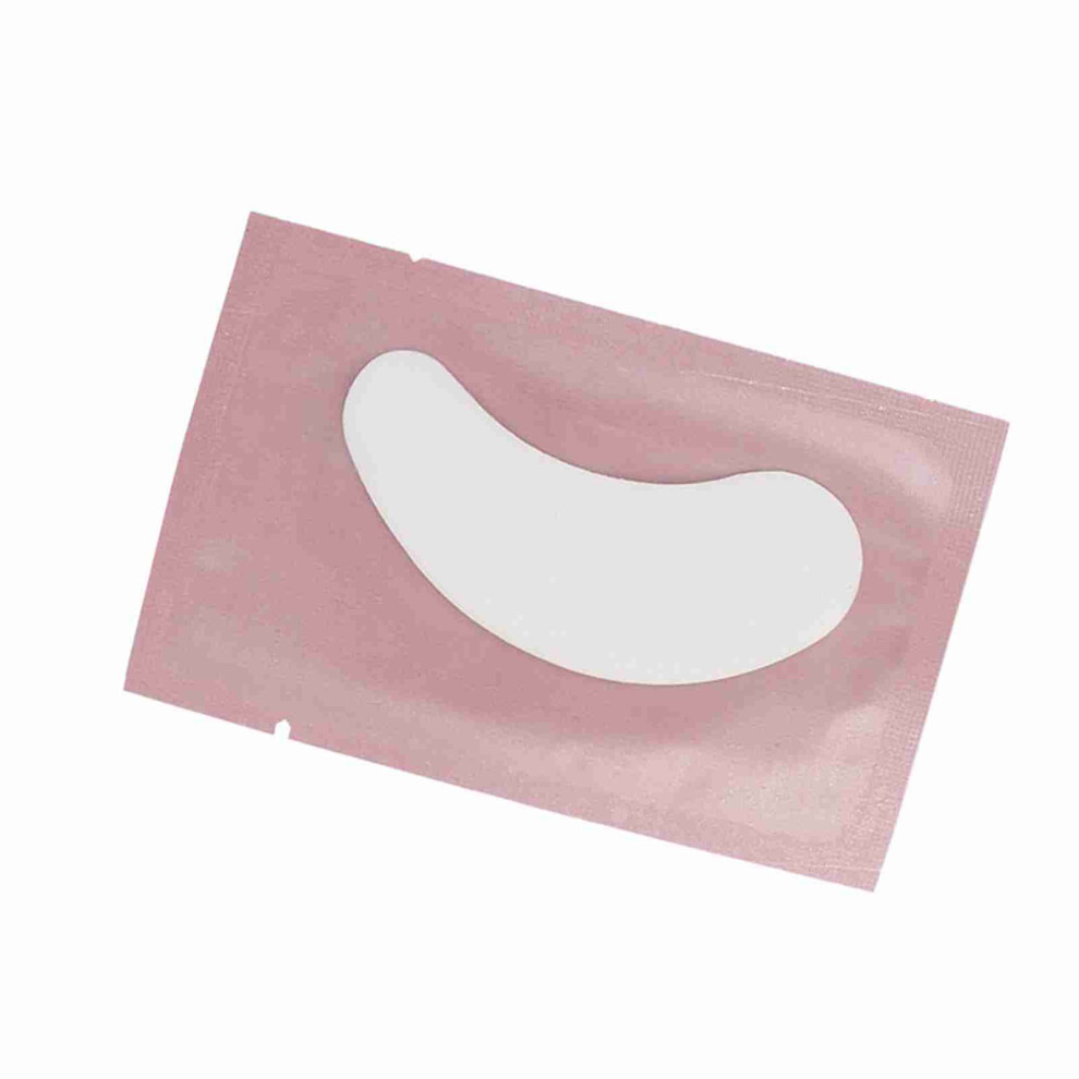 Pink 50Pcs Eyelash Grafting Isolation Pad Makeup Eyelash Extension Patch Sticker (Pink)