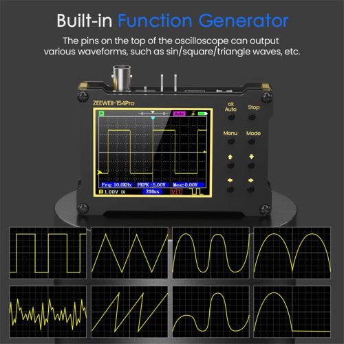 Draagbare digitale oscilloscoop met ingebouwde functiegenerator 2
