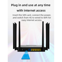 4G LTE-router 300 Mbps hemhotspot 4G trådlös CPE-router EU-kontakt