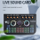 X3 Live Voice Mixer Audio Interface Console Live Sound Card weiß 6