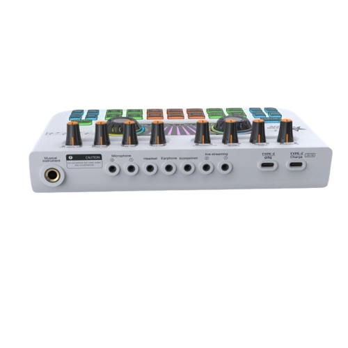 X3 Live Voice Mixer Audio Interface Console Live Sound Card weiß