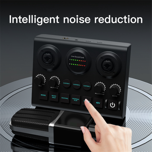Scheda audio per microfono Scheda audio dal vivo Scheda audio per performance canore