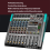 Audio Mixer -PA6 Channel Sound Board Console Mixing Desk 6