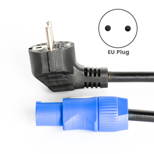 Powercon Plug 1.5M Black Stage Light Power Cable, EU PLUG 2