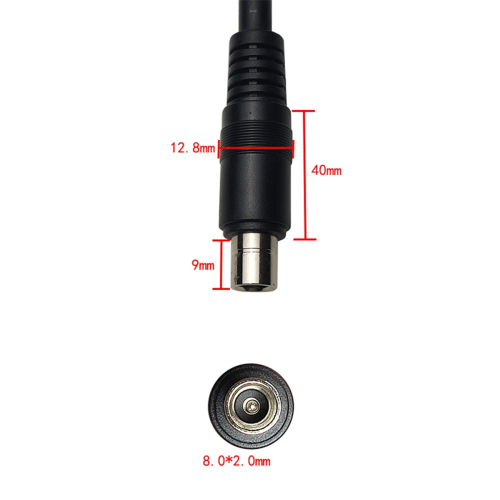 Nabíjací kábel DC8020 (samec) 16AWG pre solárne generátory 1