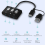 Carte son Type-C, jeu en direct, écoute de chansons, USB vers audio 5