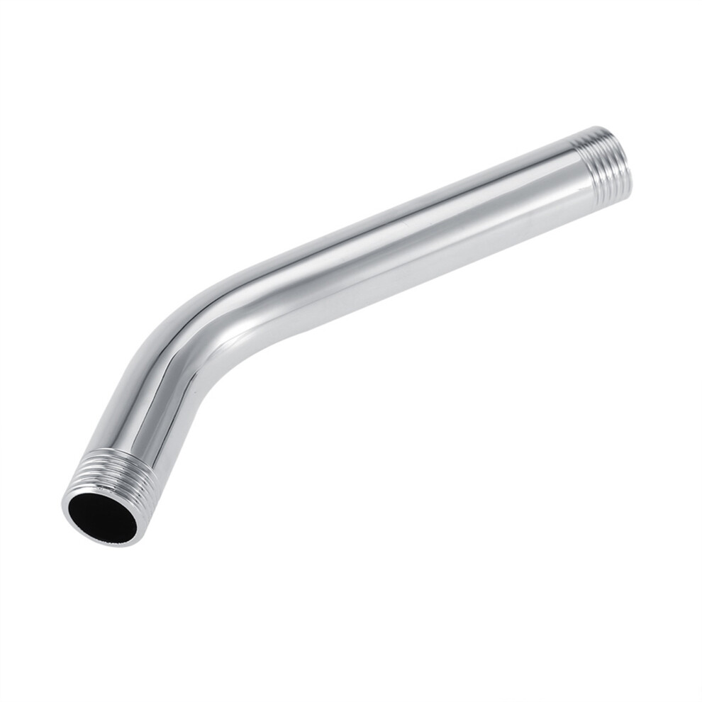 Stainless Steel Handheld Shower Arm Extension Pipe Chrome Plating Wall Mounted 9371324526677
