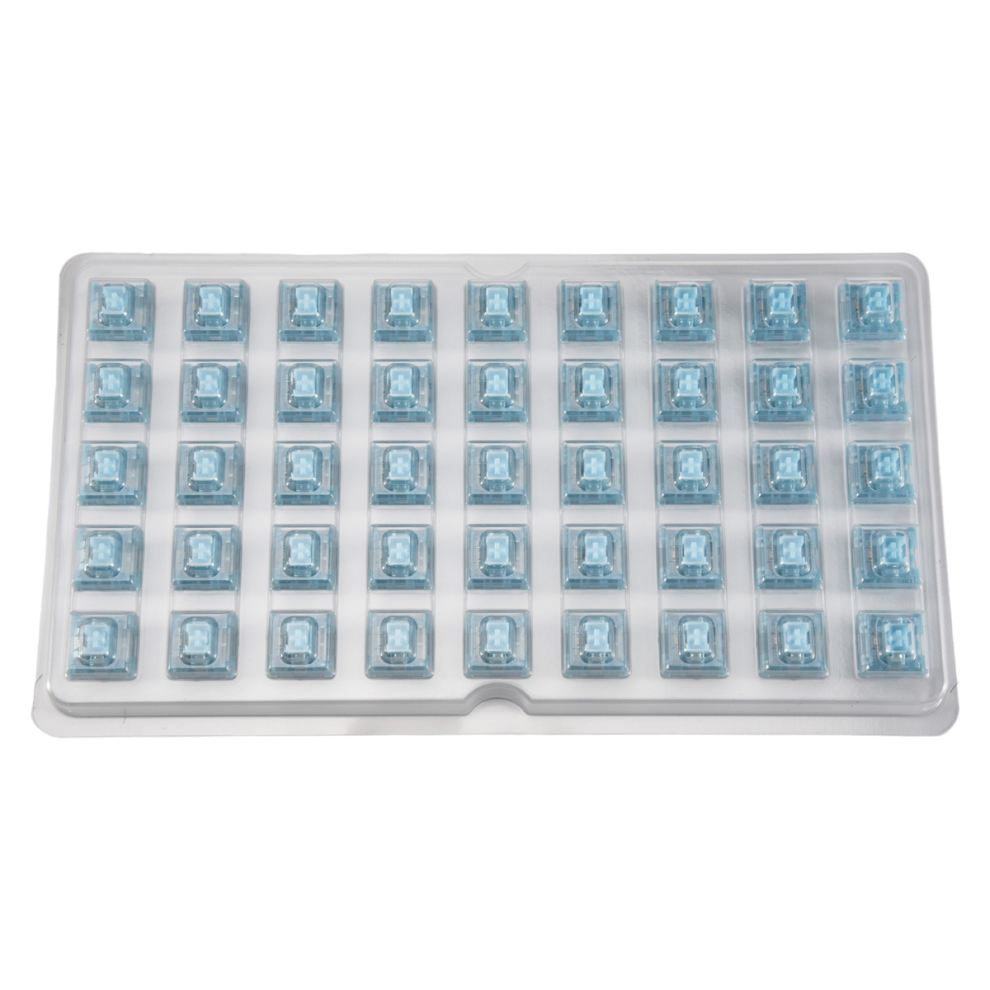 45Pcs V3 Pro Switch 5 Pin 45Gf Tactile Switch Cream/Blue 4853878265189