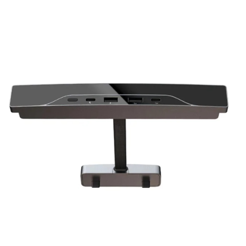 Hub USB de 4 portas e 27 W com carregador rápido e encaixe inteligente para Model Y. 2
