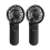 2PCS Mini Handheld Fan with 5-speed,180 for Makeup, Lash, Camping 1