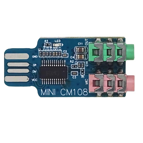 Placa de som USB sem drivers, módulo de placa de som externa para computador 1