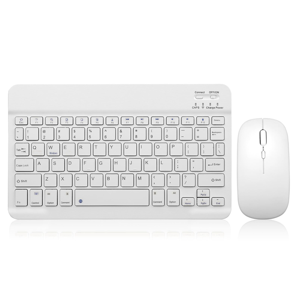 Bluetooth Keyboard With Battery-Powered Mouse For Android B 4853878265516