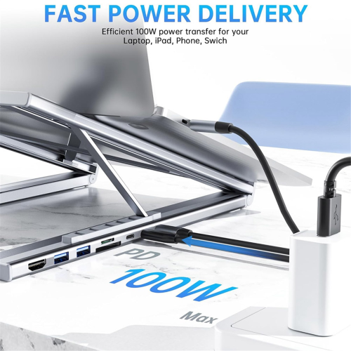 Estação de docking USB-C 8 em 1 para notebook 2