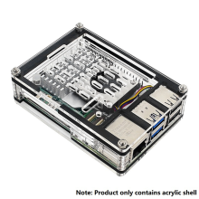Caja acrílica de 9 capas compatible con refrigeradores activos de 5 pulgadas