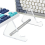 Support de clavier à un niveau en acrylique transparent 2