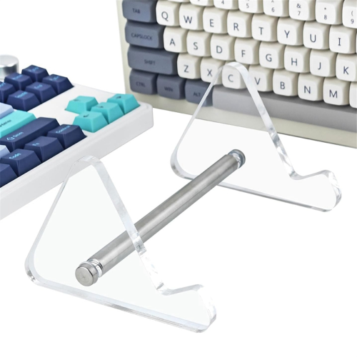 Support de clavier à un niveau en acrylique transparent 1