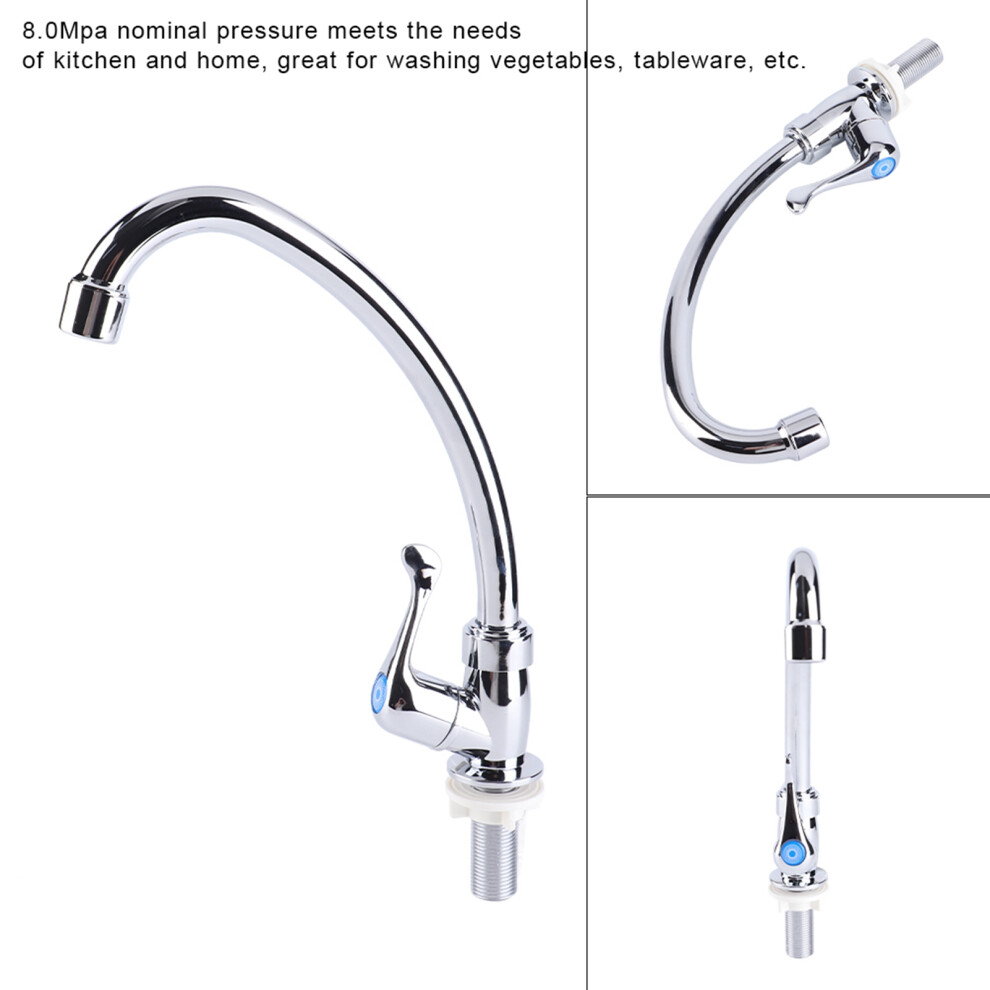 Household Bathroom Abs Plastic Single Type Cold Faucet Kitchen Sink Basin Water Tap Faucet 7601324528244