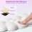 Cloud Wrist Rest Kit Computer Gaming Wrist Rest Non-Slip Base White 5