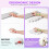 Cloud Wrist Rest Kit Computer Gaming Wrist Rest Non-Slip Base White 6