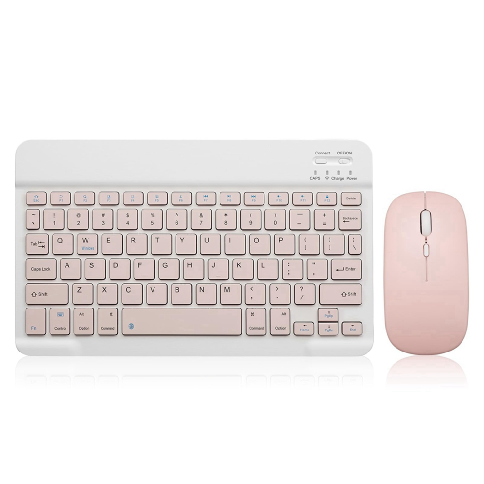 Bluetooth Keyboard With Battery-Powered Mouse For Android C 4853878265523