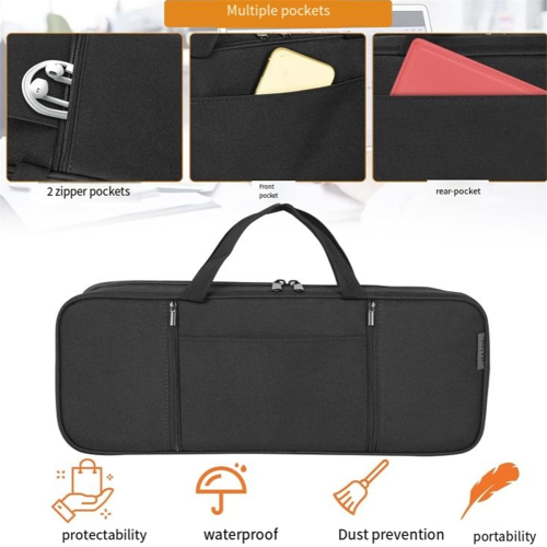 Travel Keyboard Case Bag Keys Mini Keyboard Carrying Storage Case 2