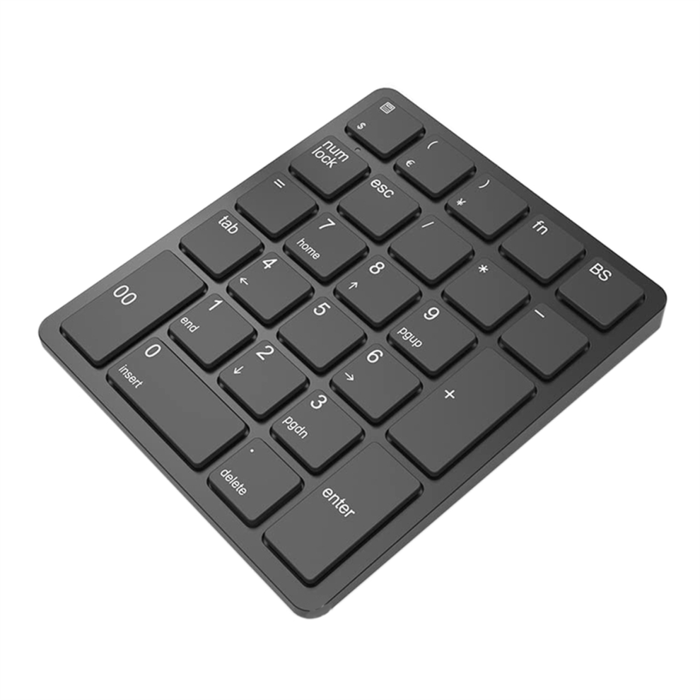 Wireless Numeric Keyboard For Laptops Black 4853878267589