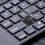 Mini Bluetooth Keyboard Rechargeable Office Keyboard Black 3