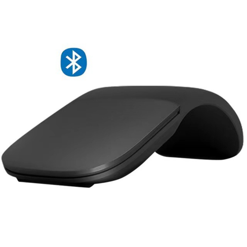 Bluetooth 4.0 Touch-Maus – Weiche, faltbare, geräuscharme Büromaus, Schwarz 1