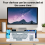 Wireless Keyboard Mouse Combo Portable Bluetooth Colorful Keyboard 4