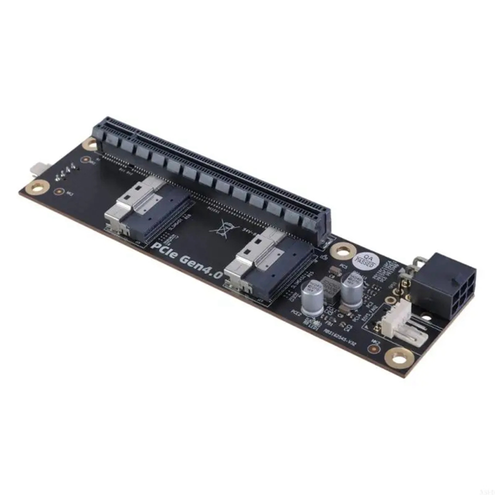 2 Port Pcie4.0 To Sff-8654 Converter Sff8654 Riser Card 4853878270077