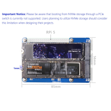 MPS2280D viidelle PCIe - M.2 Dual NVME SSD HAT -kiintolevylle
