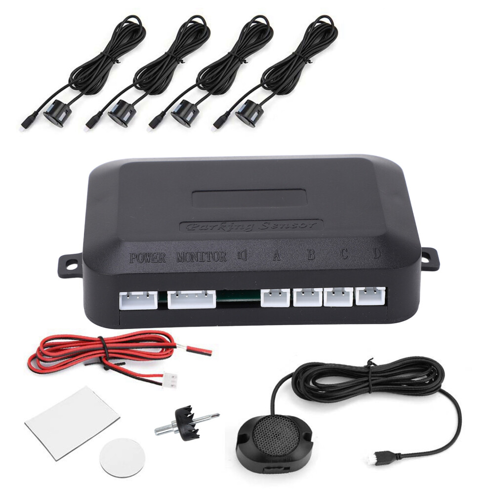 Car Parking Sensor Reversing Radar Kit Warning Sound Indicator Probe System 12V 9491324529345