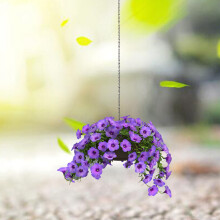 3 PCS Garden Planter Flower Pot Basket Replacement Iron Hanging Chain Hooks Set
