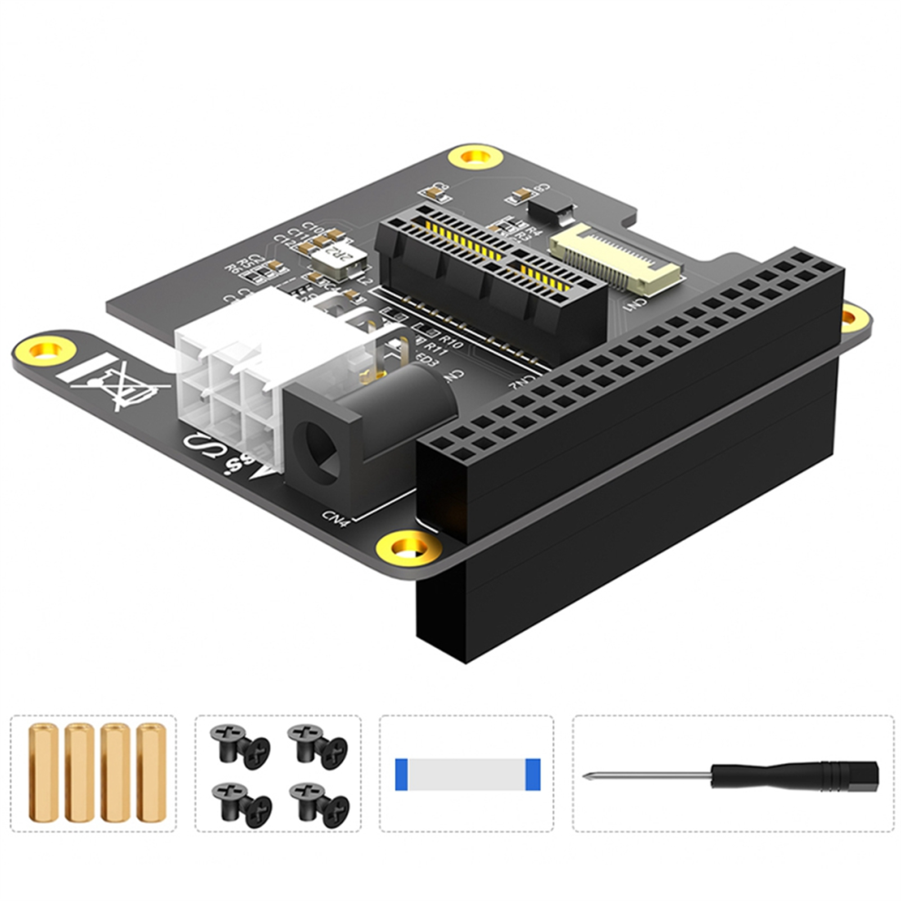 For 5 Pcie Ffc To Pcie X1 Slot Hat Expansion Board 4853878272613