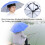 65cm Sunscreen Windproof Head Mounted Umbrella Top Folding Hat Umbrella(Camouflage) 5