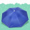 65cm Sunscreen Windproof Head Mounted Umbrella Top Folding Hat Umbrella(Royal Blue) 8