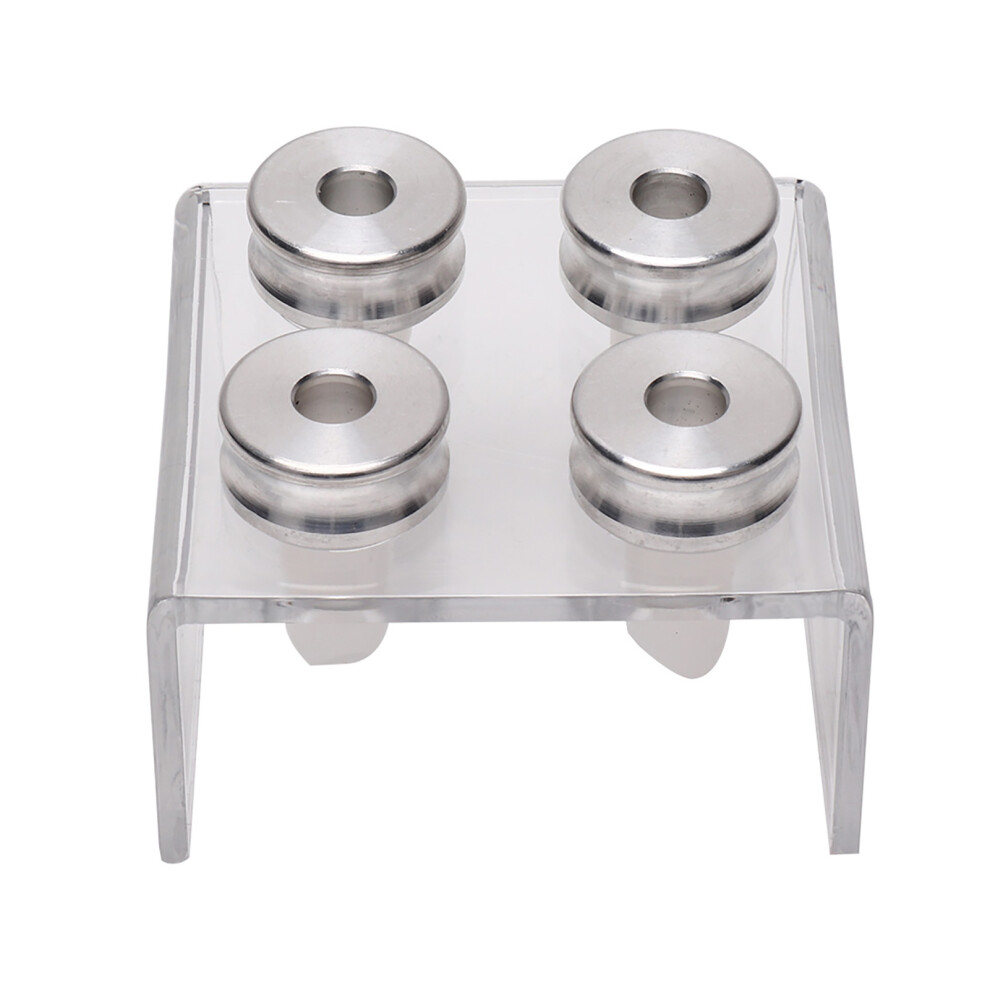 9mm Beak Type Lipstick Sample Mold Lip Balm Maker Making Tool DIY Accessories (4 Holes)