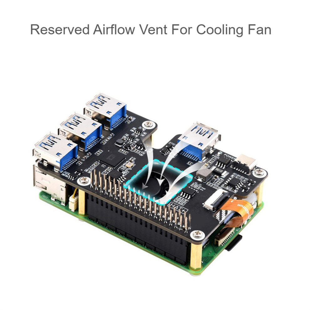 For 5 Pcie To Usb 3.2 Gen1 Hat Pcie To Usb Hub Usb Ports 4853878277090