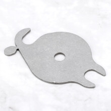Edelstahl-EGR-Abdeckplatte 1KD-FTV 3.0L Farbe: Abgebildet