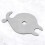 Edelstahl-EGR-Abdeckplatte 1KD-FTV 3.0L Farbe: Abgebildet 1