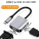 USB C-dockingstation, 2-in-1 USB-C naar compatibele VGA-extensor 4