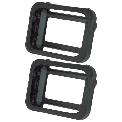 Étui de protection multicolore noir pour montre de plongée.