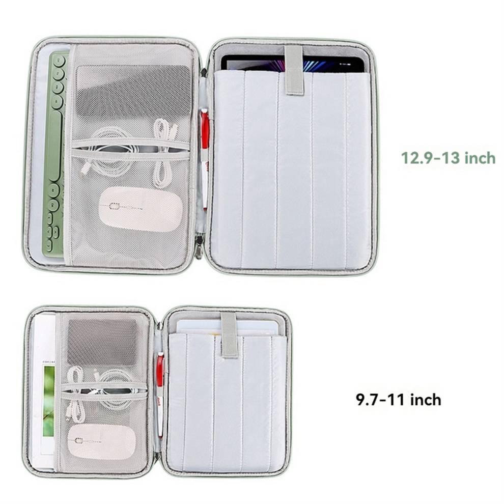 For 12.9-13 Inch Tablet Sleeve Case Tablet Carrying Bag Green 4853878277762