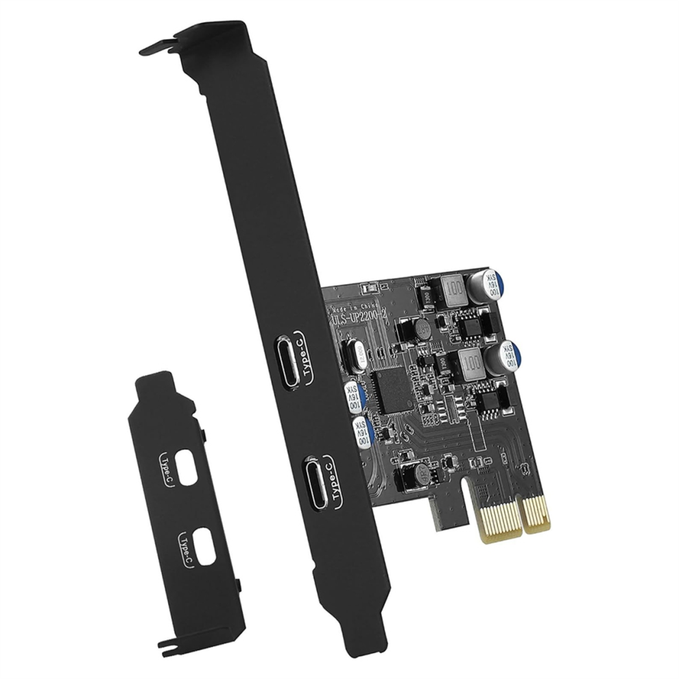 5Gbps Pcie 1X To Dual Usb C Expansion Card 4853878276901